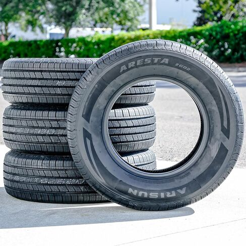 Arisun Aresta ZG02 إطار شعاعي للشاحنات/سيارات الدفع الرباعي لجميع المواسم - 265/70R16 265/70/16 265/70-16 112T نطاق التحميل SL 4-Ply BSW جدار جانبي أسود UTQG 500AA in Kuwait