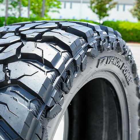 Set of 4 (FOUR) Venom Power Swampthing M/T Xtreme Dirt Mud Off-Road Light Truck Radial Tires-27X8.50R14LT 27X8.50X14 27X8.50-14 95Q Load Range C LRC 6-Ply BSW Black Side Wall in Saudi Arabia