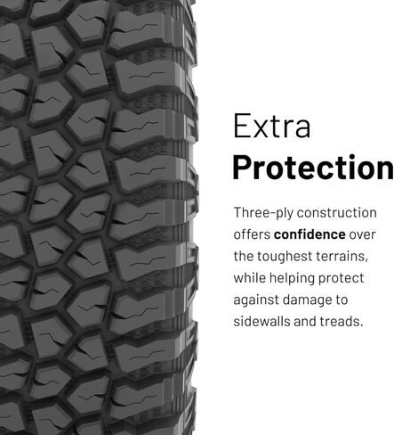 إطار جوديير رانجلر بولدر إم تي لجميع المواسم، LT285/75R16، مجموعة من 1 in Kuwait