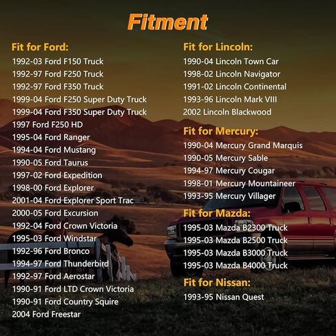 مفتاح تشغيل الإشعال FUSCH متوافق مع Ford F150 F250 F350 Ranger/Lincoln Navigator/Mazda B2500/Mercury Sable/Nissan Quest Replace# F4DZ11572B 924-868 in Saudi Arabia