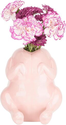 مزهرية تركية سيراميك لطيفة للزهور، وعاء زارع ديك رومي لديكور المنزل في الأماكن المغلقة والخارجية، مزهريات فريدة لطاولة عشاء الزفاف وغرفة المعيشة والمكتب مزهرية مزخرفة in Kuwait