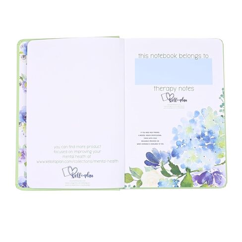 kellofaplan Therapy Notes Notebook, Mental Health Journal, Session Documentation, Progress Tracking, A5 Size, 80 lb Paper, Book Bound in Saudi Arabia