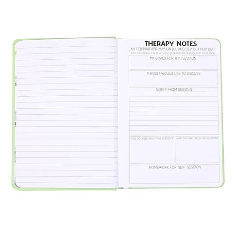 kellofaplan Therapy Notes Notebook, Mental Health Journal, Session Documentation, Progress Tracking, A5 Size, 80 lb Paper, Book Bound in Saudi Arabia