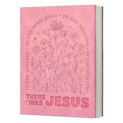Christian Floral Notebook for Women Bible Verse There Was Jesus Journal Religious Christian Gifts for Coworker Friend-Pink in Saudi Arabia