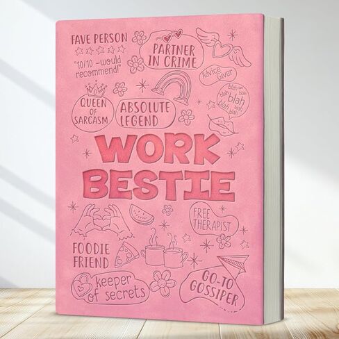 Work Bestie Notebook Gifts for Women Coworkers, New Job Leaving Gift, Funny Birthday Gifts for Work Bestie Coworkers - Blue in Saudi Arabia