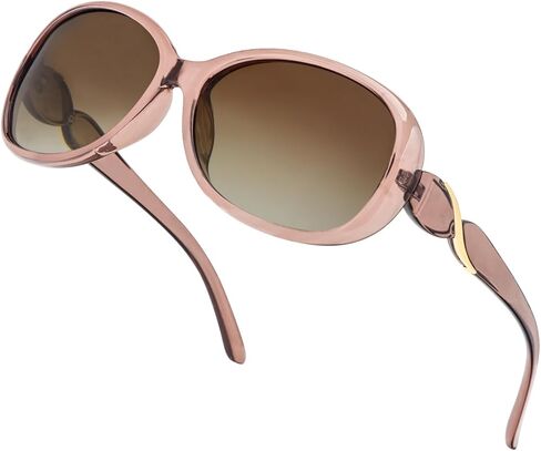 Oversized Polarized Sunglasses for Women, Jackie O Polarized Sunglasses for Driving Travel, Ladies Sun Glasses in Saudi Arabia