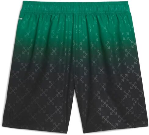 PUMA Mens Ac Milan X Off-White Authentic Athletic Shorts Casual Bottoms Casual Moisture Wicking - Black, Green in Saudi Arabia