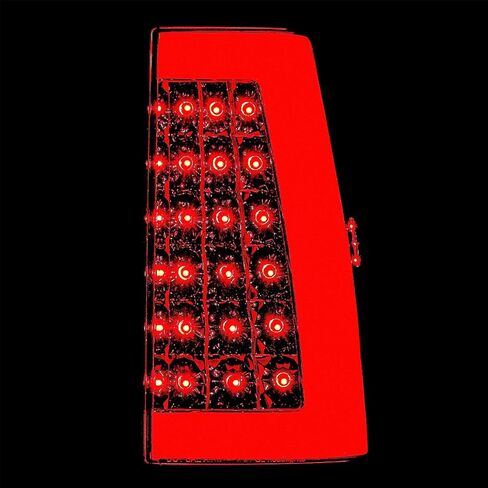 LED Tail Lights Assembly, For 2003-2006 Chevy Silverado 1500 2500 3500 Taillights Rear Brake Lamps, Driver And Right Passenger Side, Chrome Red Clear Lens in Saudi Arabia