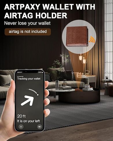 محفظة جلدية كاملة الحبوب، محفظة نحيفة رخامية فاخرة، محفظة Airtag، محافظ ريدج للرجال، محفظة رجالي، حامل بطاقة الائتمان in Kuwait