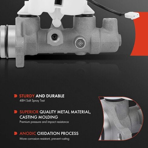 A-Premium Brake Master Cylinder with Reservoir and Cap Compatible with Ford and Kia Vehicles - Aspire 1994-1997, Rio 2001-2002 - Replace OE# 0K30C43400B in Saudi Arabia
