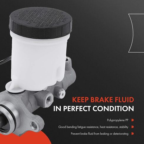 A-Premium Brake Master Cylinder with Reservoir and Cap Compatible with Ford and Kia Vehicles - Aspire 1994-1997, Rio 2001-2002 - Replace OE# 0K30C43400B in Saudi Arabia