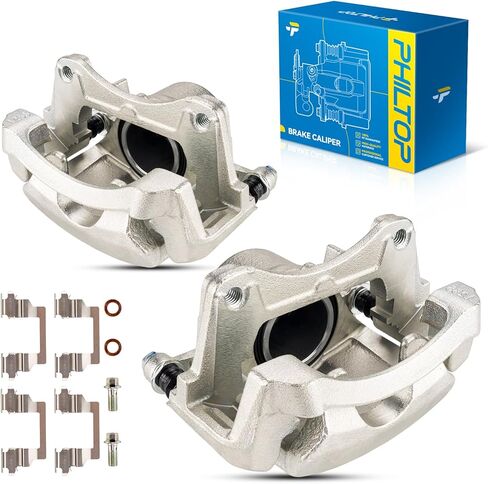 PHILTOP Front Brake Caliper Compatible with 2004-2012 Malibu, 2005-2010 G6, 2007-2009 Aura, 2006-2009 Solstice, 2007-2010 Sky, Disc Brake Calipers in Saudi Arabia