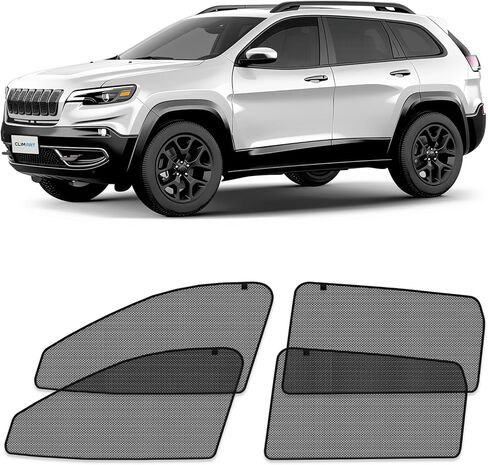 CLIM ART Magnetic Car Window Sunshade for Chrysler Pacifica 2017-2026, 2 Pc.Set, Side Glass Covers Screen, Block Sun Rays Curtains, Window Shield Sun Shade in Cars, Camping Accessories - MS0153 in Kuwait