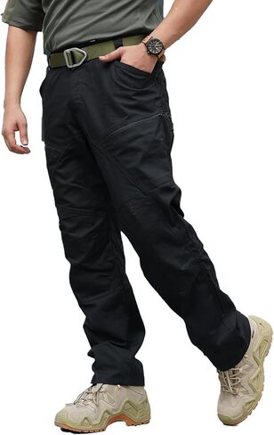 Men's Tactical Cargo Pants, Ripstop Waterproof Lightweight Hiking Pants, Work Pants with 7 Pockets in Saudi Arabia