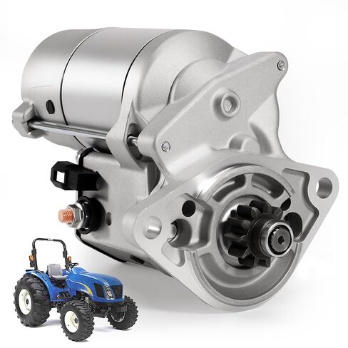 18139 12 فولت بداية جديدة تناسب جرارات نيو هولاند TC35 TC40 TC45 T2310 T2320 Case IH DX35 DX40 DX45 L-Series Skid Steer، استبدل SBA18508-6520 SBA185086530 228000-5120، 2.0KW OSGR in Kuwait