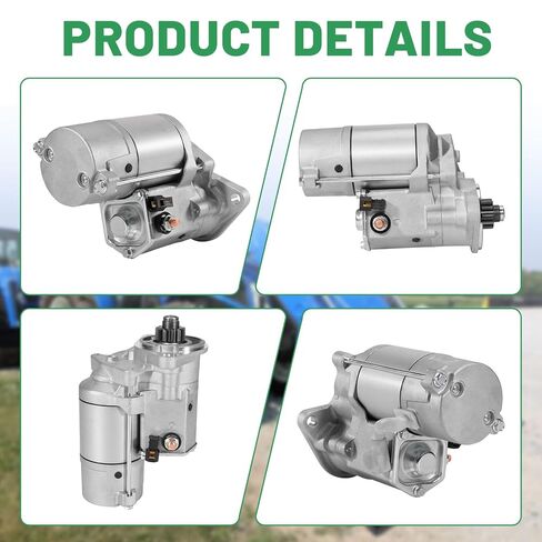 18139 12 فولت بداية جديدة تناسب جرارات نيو هولاند TC35 TC40 TC45 T2310 T2320 Case IH DX35 DX40 DX45 L-Series Skid Steer، استبدل SBA18508-6520 SBA185086530 228000-5120، 2.0KW OSGR in Kuwait