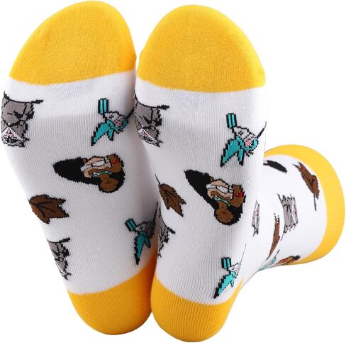 PWHAOO 1 Pair Forest Princess Socks Princess Lover Gift Fairy Tales Movie Inspired Gift in Saudi Arabia
