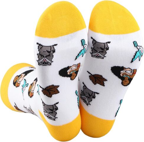 PWHAOO 1 Pair Forest Princess Socks Princess Lover Gift Fairy Tales Movie Inspired Gift in Saudi Arabia