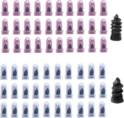 90 PCS Car Tire Repair Nails, 3 Sizes Spiral Pattern Waterproof Vacuum Tire Plug Kit, Tool-free Emergency Puncture Repair Screws, Universal for Most Cars, Trucks, SUVs (Black) in Kuwait