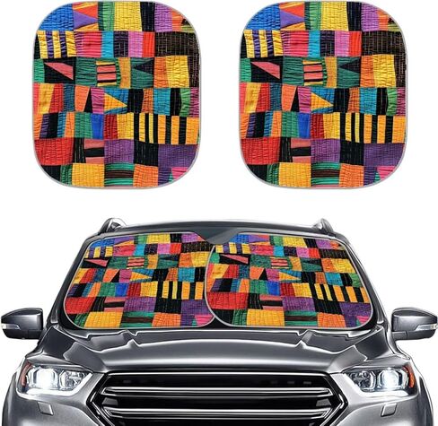 Leopard Print Car Sun Shade Protector Front Windshield Sunshade Mats Universal Sun Visor for SUV in Saudi Arabia