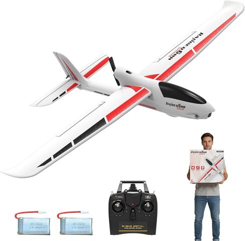 VOLANTEXRC RC Plane Ranger600 Stunt, 4CH Remote Control Plane (761-2 Black) in Saudi Arabia