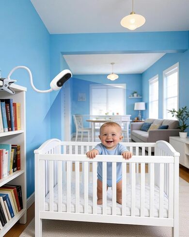 أغلفة سيليكون واقية من Huafly متوافقة مع eufy Security Solo OutdoorCam C22/C24، ملحقات غطاء خارجي للكاميرا السلكية الأمنية مضادة للخدش وحماية شاملة in Kuwait