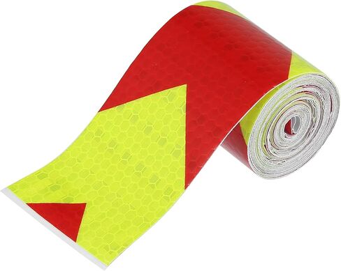 Red Green Reflective Safety Warning Tape Adhesive Signs Waterproof High Visibility Sticker for Trailer Cars Auto Trucks Trailer Outdoor in Saudi Arabia