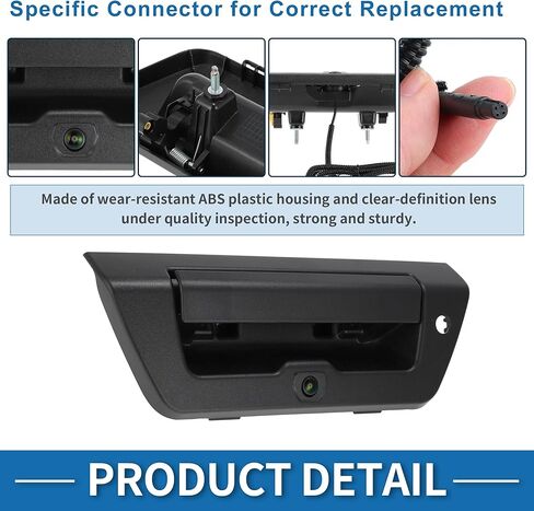Tailgate Handle Backup Camera for Ford F-150 2015 2016 2017 Rear View Reversing Park Assist Camera Replace No.FL3Z-9943400-AA/FL3Z9943400AA in Kuwait