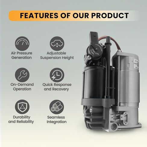 MILLISEC Air Suspension Compressor Pump Compatible with 2010-2016 Benz E-Class W212, Benz CLS-Class W218 Car Air Suspensions OEM Replaces# A2123200104, 2123200104 in Saudi Arabia