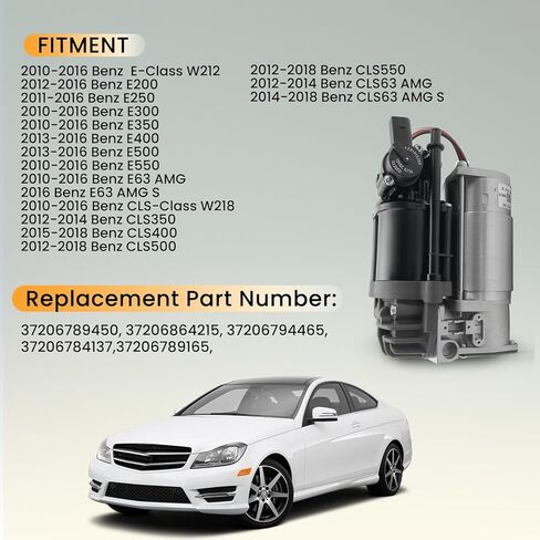 MILLISEC Air Suspension Compressor Pump Compatible with 2010-2016 Benz E-Class W212, Benz CLS-Class W218 Car Air Suspensions OEM Replaces# A2123200104, 2123200104 in Saudi Arabia