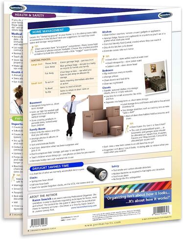 دليل التنظيم وتحديد الأولويات - احصل على من المهام إلى المهام - دليل مرجعي سريع من Permacharts in Kuwait