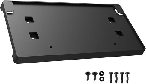 Front Bumper License Plate Frame Bracket Holder for 2018-2025 Jeep Wrangler JL JLU & 2020+ Gladiator JT Replacement, Replace# 68293738AA CH1068167(for Plastic Bumper ONLY) in Kuwait