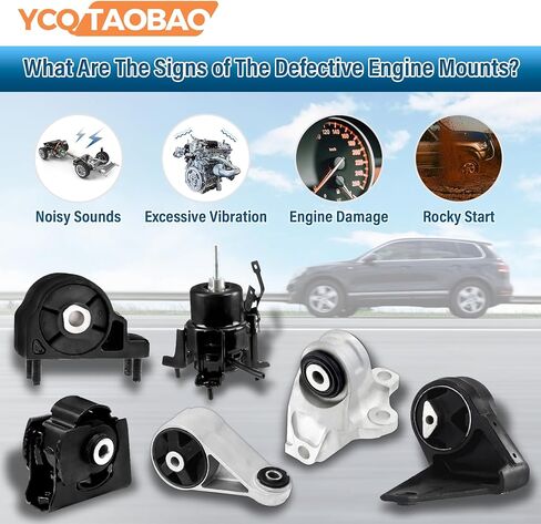 قطعة واحدة من حامل المحرك الأيمن، مجموعة حامل المحرك المتوافقة مع Ford Focus 2001، متوافقة مع Ford Focus 2002، متوافقة مع Ford Focus 2003، متوافقة مع Ford Focus 2004 in Kuwait