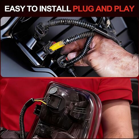 Driver Side Tail Light Wiring Harness 23295978 Compatible with Chevy Silverado GMC Sierra 1500 2500 HD 3500 HD 2016-2019,Tail Light Wire Socket Wiring Harness Kit in Kuwait