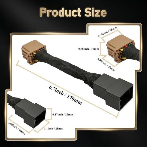 All Lights Mod 6 High Mod Wire Harness Compatible with Chevy GMC Buick Select Models, Plug and Play, Fog Low Beams on with High Beams All The Headlights on Module in Kuwait