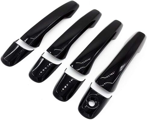 Exclusive Glossy Black Series Stick-On Door Handle Overlays Compatible with 2011-2019 Ford Explorer+Edge in Saudi Arabia