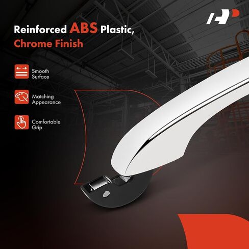 A-Premium Outside Exterior Door Handles Compatible with Chrysler 300 2005-2010 & Dodge Magnum 2005-2008, Chrome, 2-PC Set, Rear Driver and Passenger Side in Saudi Arabia