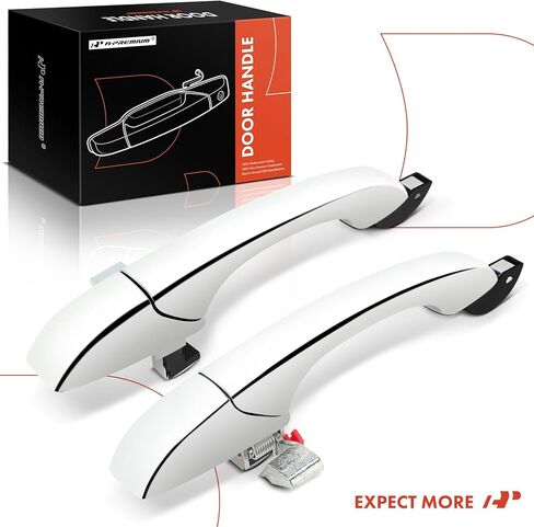 A-Premium Outside Exterior Door Handles Compatible with Chrysler 300 2005-2010 & Dodge Magnum 2005-2008, Chrome, 2-PC Set, Rear Driver and Passenger Side in Saudi Arabia