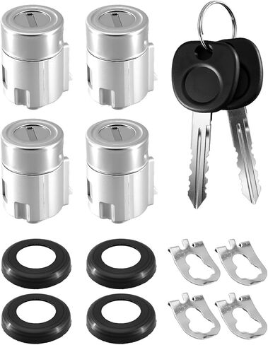 أسطوانات قفل مقبض الباب الخارجي ومفاتيح مناسبة لسيارة شيفروليه تشيفي إكسبريس 1500 2500 3500 فان جي إم سي سافانا 1500 2500 3500 فان 2001-2009 in Kuwait