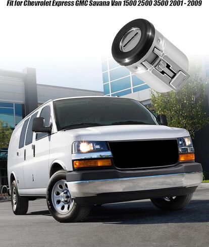 أسطوانات قفل مقبض الباب الخارجي ومفاتيح مناسبة لسيارة شيفروليه تشيفي إكسبريس 1500 2500 3500 فان جي إم سي سافانا 1500 2500 3500 فان 2001-2009 in Kuwait