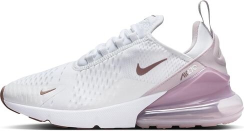 Nike Air Max 270 Women's Shoes (HF5123-043, Pure Platinum/White/Lilac Bloom/Daybreak) Size 7 in Saudi Arabia
