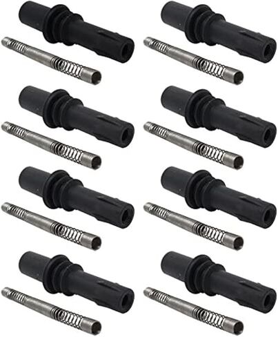 ENA Set of 8 Rubber Ignition Coil Boot with Coil Spring Compatible with Ford Lincoln Mercury 2005 2006 2007 2008 Mark LT Navigator Mountaineer Replacement for DG511 C1541 in Saudi Arabia
