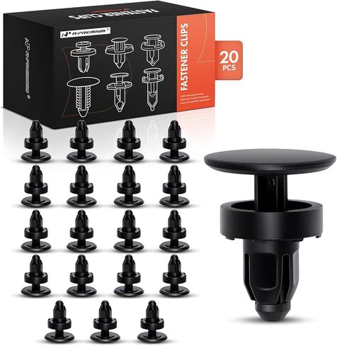 A-Premium 50 PCS Nylon Cowl Panel Car Retainer Fastener Push Pin Clips Compatible with Honda CR-V CRV 1997-2001 Civic 92-00 Civic del Sol 1993-1997 Odyssey 2001-2004 Acura Legend 1994-1995 - for 8mm in Saudi Arabia