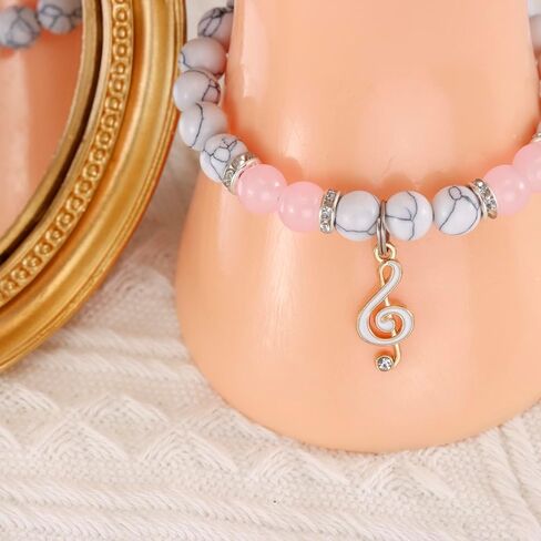 HUTIMY Music Teacher Appreciation Gifts Women Female from Student Items Birthday Stuff Music Teacher Bracelet in Saudi Arabia