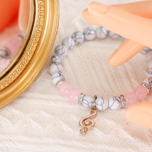 HUTIMY Music Teacher Appreciation Gifts Women Female from Student Items Birthday Stuff Music Teacher Bracelet in Saudi Arabia