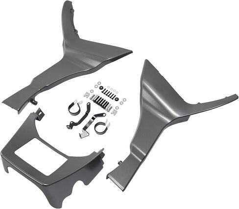 HR3 Billet Silver Fairing Spoiler مناسب لـ Road Glide متوافق مع 2017 Road Glide FLTRX (استبدال OEM) مناسب لموديلات Harley FLTRX FLTRXS FLTRXST FLTRXSE 2017-2023 in Kuwait