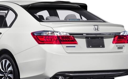 Q1-TECH, Rear Window Roof Spoiler Compatible with 2013-2017 Honda Accord 4DR / Sedan, ABS Rear Window Roof Visor Spoiler Wing, 2014 2015 2016 in Saudi Arabia