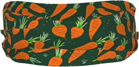 Happy Carrot Print Sports Sweatband Moisture Wicking Headband for Running Yoga Fitness Unisex in Saudi Arabia