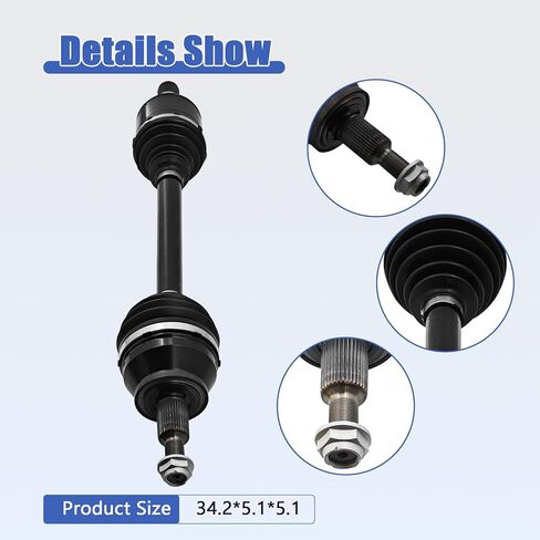 53010848AB الخلفي الأيمن CV عمود المحور صالح ل دودج تشالينجر شاحن 6.2L 6.4L V8 2015-2023 53010848AC P53010848AC 53010748AA in Kuwait