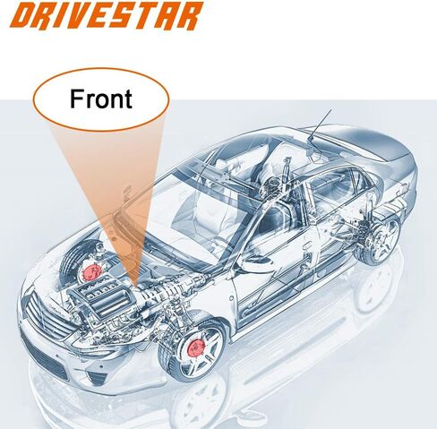 (Pair) DRIVESTAR 513224 Front RWD Wheel Hub & Bearing Left/Right Side 2006-2014 for Dodge Charger, 2008-14 Challenge, 2005-08 Magnum, 05-14 for Chrysler 300 in Saudi Arabia